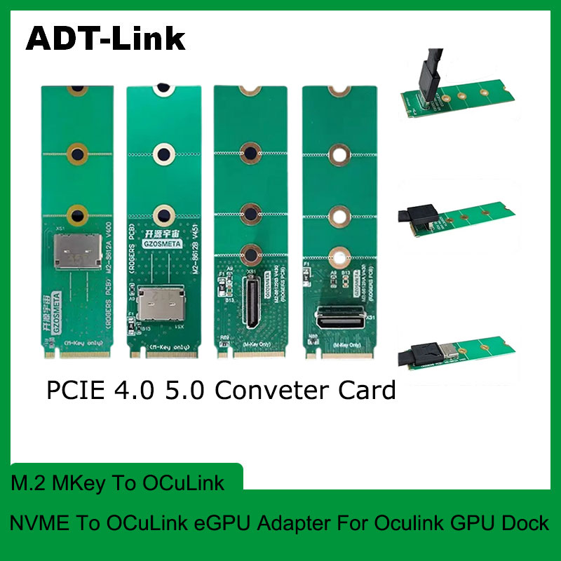 Oculink Egpu Dock Graphics Card - ADT-Link M.2-Oculink 인터페이스 카드 그래픽 도크