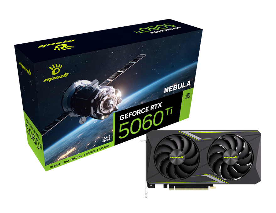 Triple Fan Gaming Graphics Card 16Gb - 만리 네뷸라 지포스 RTX 5060 Ti