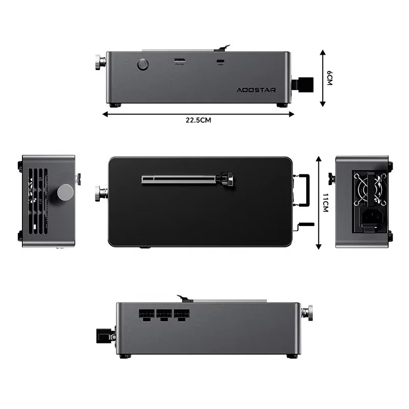 AOOSTAR AG01 AG02 EGPU 도킹 스테이션 - Oculink Egpu Dock Graphics Card 리뷰 및 가격
